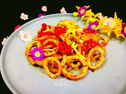 Spicy squid