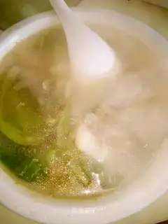 Squeeze meat soup