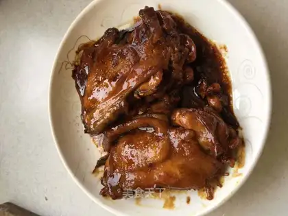 Burn chicken chops