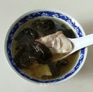 Wood and fish soup