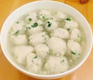 Fishball soup