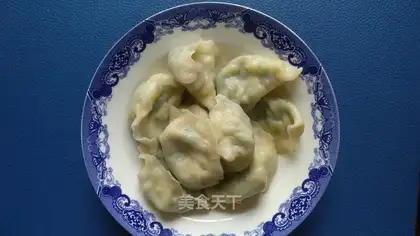 Cream egg dumplings