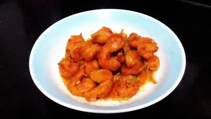 Cooking shrimp