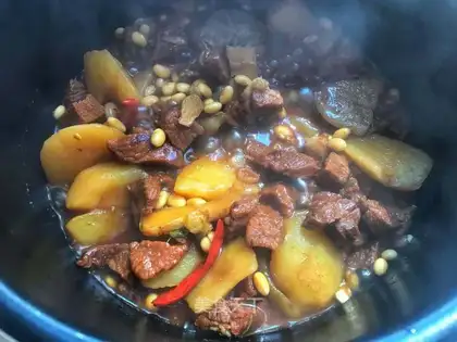 Beef stew potatoes