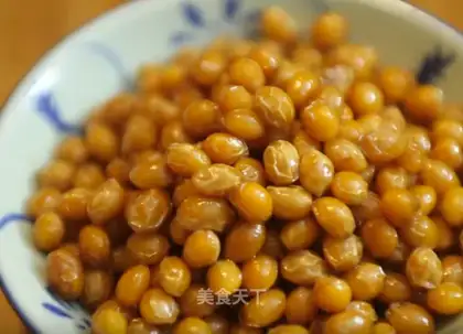 ♪ The spicy sweet beans ♪