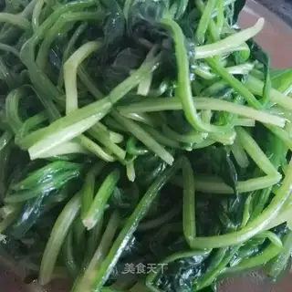Homemade spinach