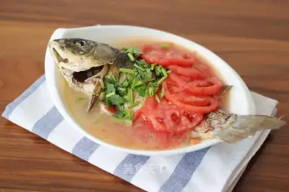 Tomato mackerel soup