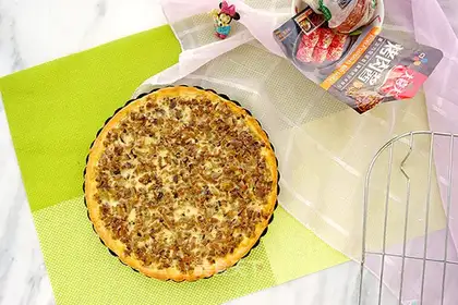 Low fat mushroom beef salt pie