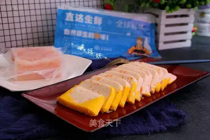 Antarctic krill steamed shrimp cake
