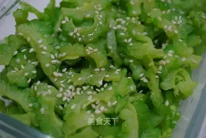 A cold, bitter melon