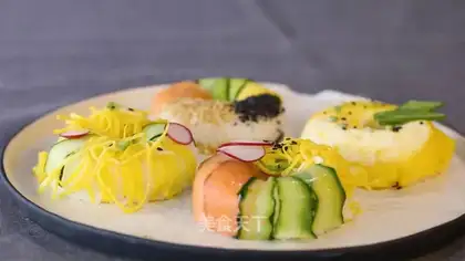 Japanese sushi doughnuts