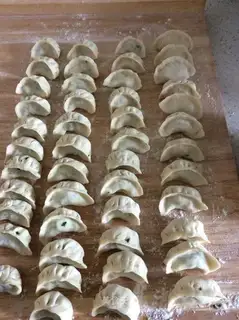The egg dumplings
