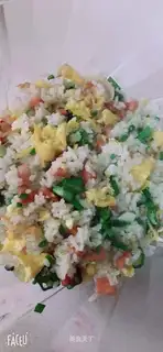 Autumn ham and egg fried rice