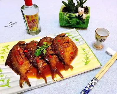 Dry-burned mackerel