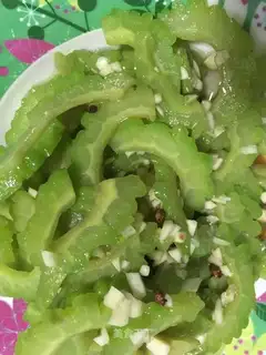A cold, bitter melon