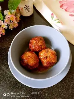 Air-cuttered meatballs