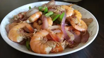 Shrimp onions