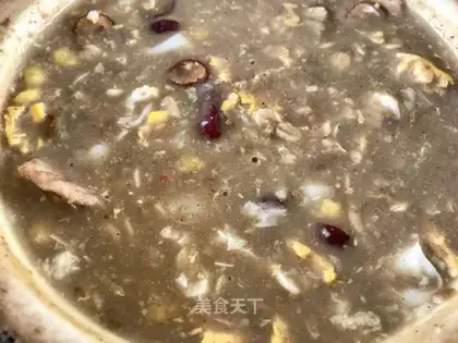 Five grains of oats and eggs