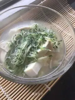 Tofu soup