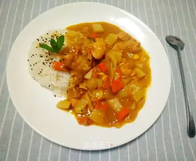 Curry chicken
