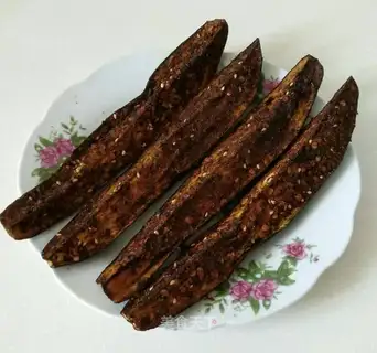 Roast eggplant