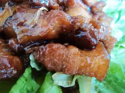 Braised pork with double sauce