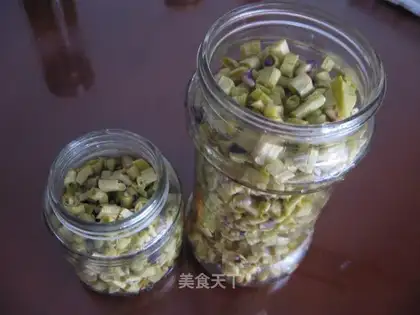 Home-made sour beans