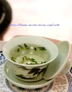 Lotus seed core tea