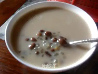 Honey bean milk sago dew