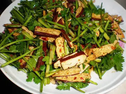 Parsley mixed with dried spices