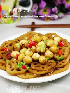 Sweet and sour lotus root