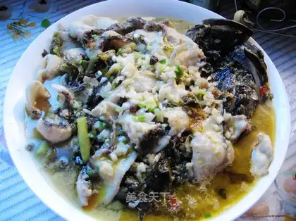 fish with Chinese sauerkraut