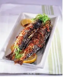 Grilled yellow croaker