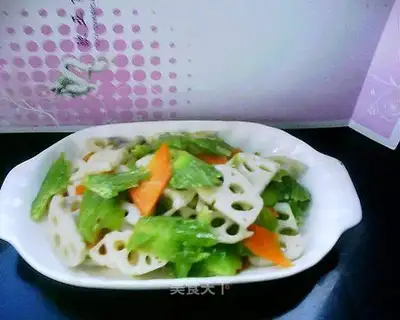 stir-fried lotus root slices