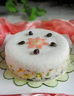 Flavor sushi cake