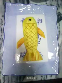 Steamed pumpkin fish