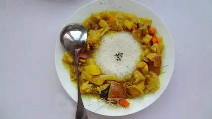 chicken curry and rice