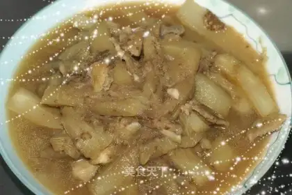 Eggplant in shrimp sauce
