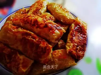Hong Kong-style vegetarian bean skin roll