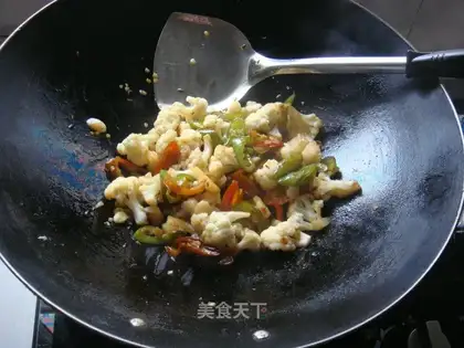Pan-fried cumin cauliflower