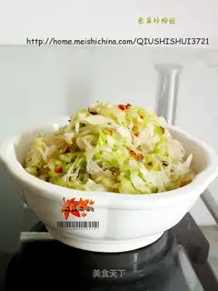 stir-fried vermicelli with cabbage
