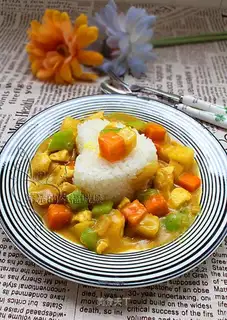 chicken curry and rice