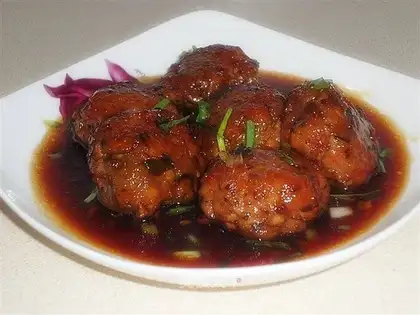 Sweet and sour meatballs