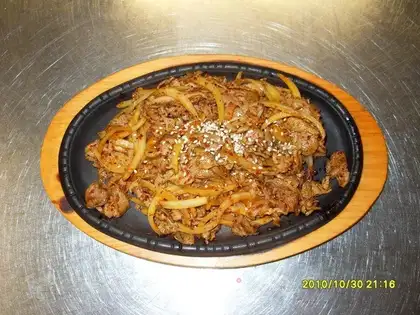 Sizzling cumin mutton
