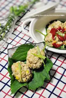 Tofu corn healthy meatballs