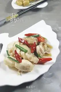 Baked fish in soy sauce with ginger and onion