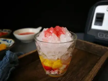Fruit and ice