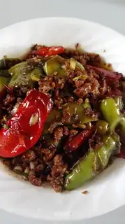 Meat and pepper