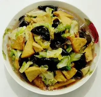 Bean-mucked tofu