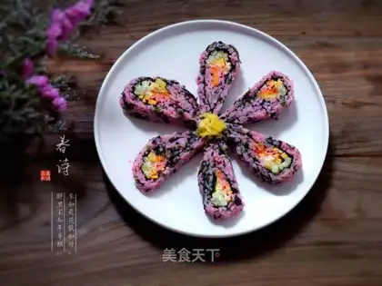 Flower sushi
